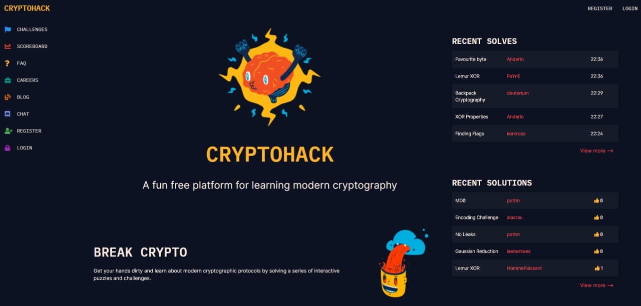 Cryptohack: отличный CTF по криптографии